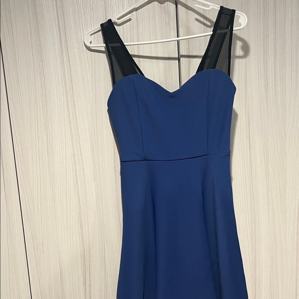 Forever 21 Blue and Black Mini Dress